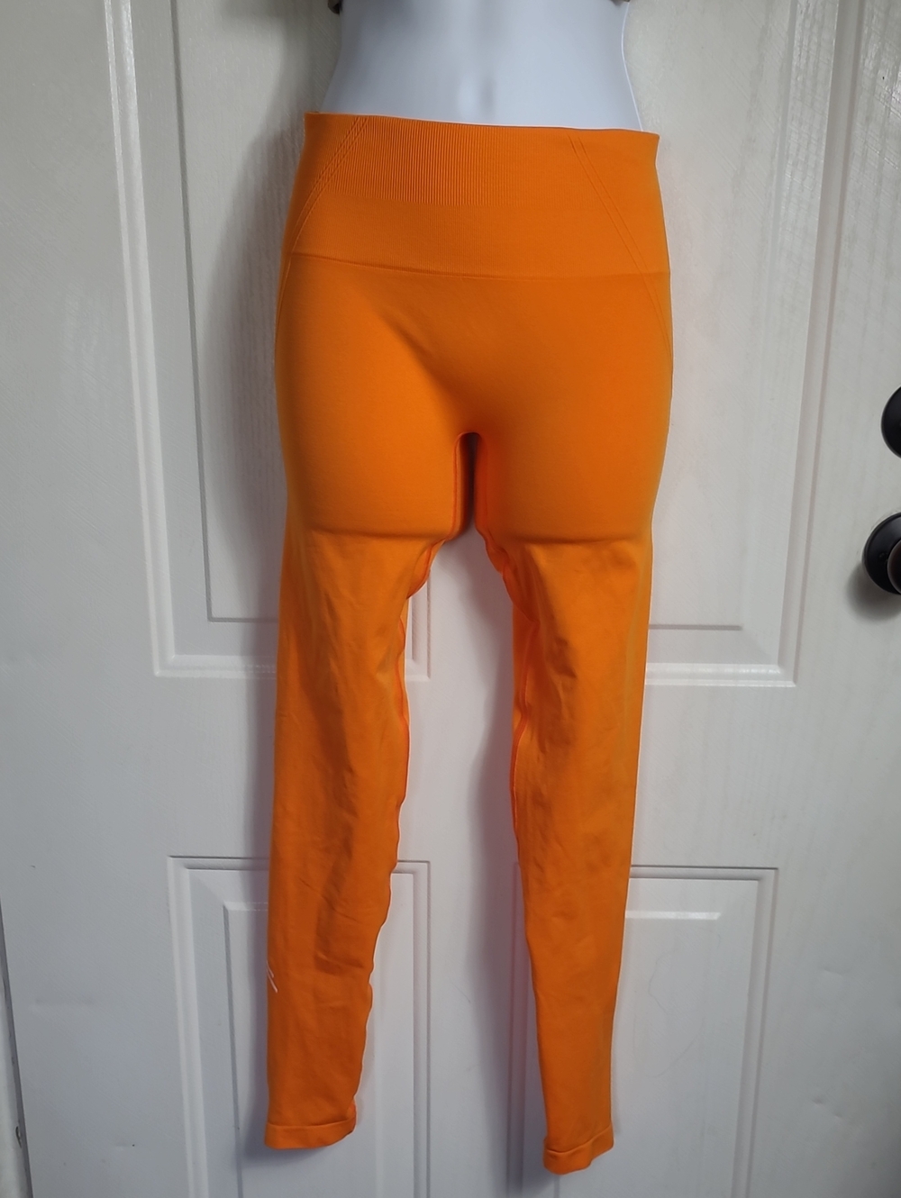 Women's High-Waist Orange Leggings